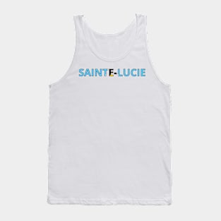 Drapeau Sainte-Lucie Tank Top